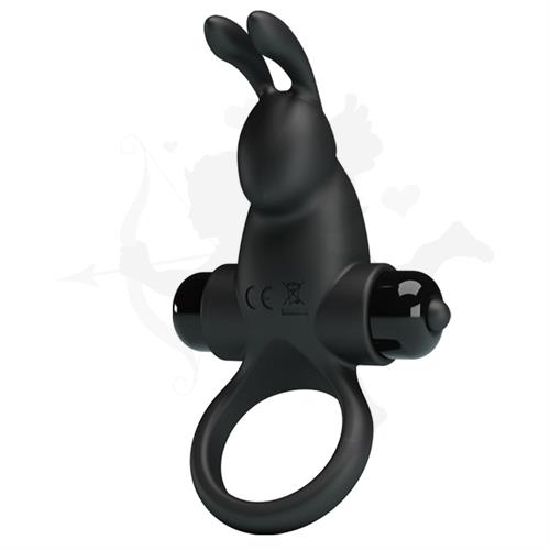 Anillo con forma de conejo y potente motor vibrador